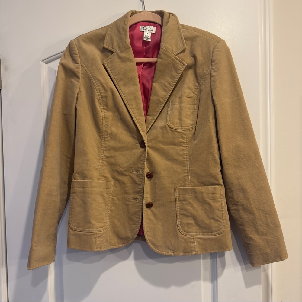 Vintage Lilly Pulitzer Corduroy Blazer Small